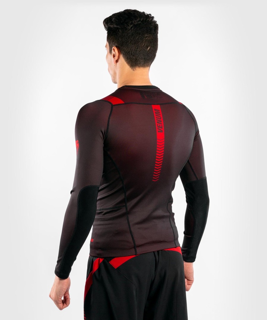 venum nogi 3.0 rashguard - lange mouwen - zwartrood