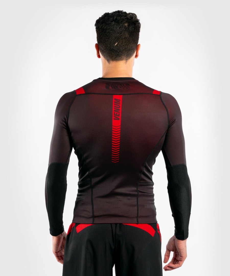 venum nogi 3.0 rashguard - lange mouwen - zwartrood