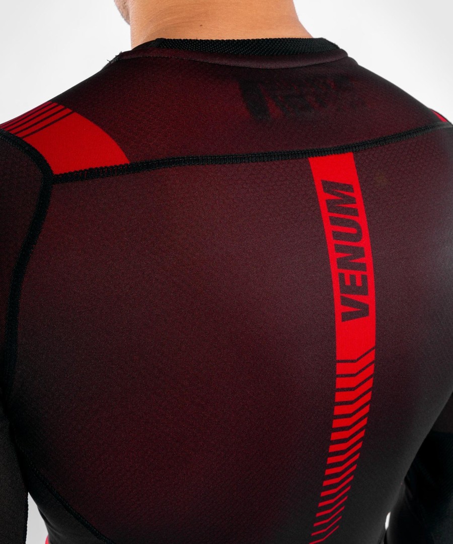 venum nogi 3.0 rashguard - lange mouwen - zwartrood