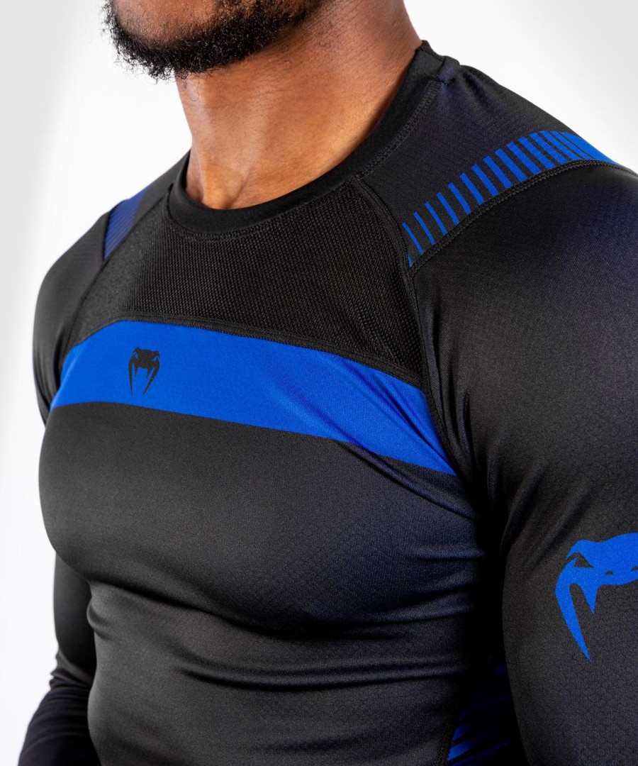 venum nogi 3.0 rashguard - lange mouwen - zwartblauw
