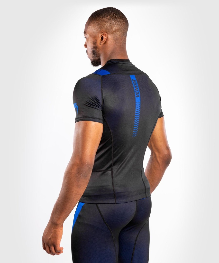 venum nogi 3.0 rashguard - korte mouwen - zwartblauw