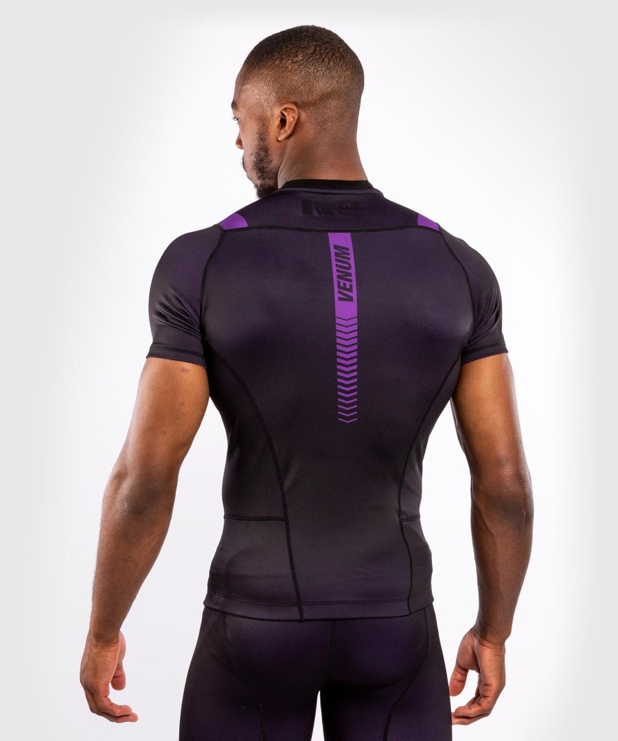 venum nogi 3.0 rashguard - korte mouwen - zwartpaars