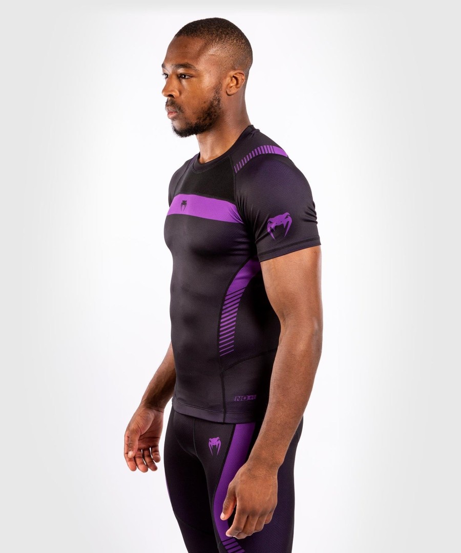 venum nogi 3.0 rashguard - korte mouwen - zwartpaars