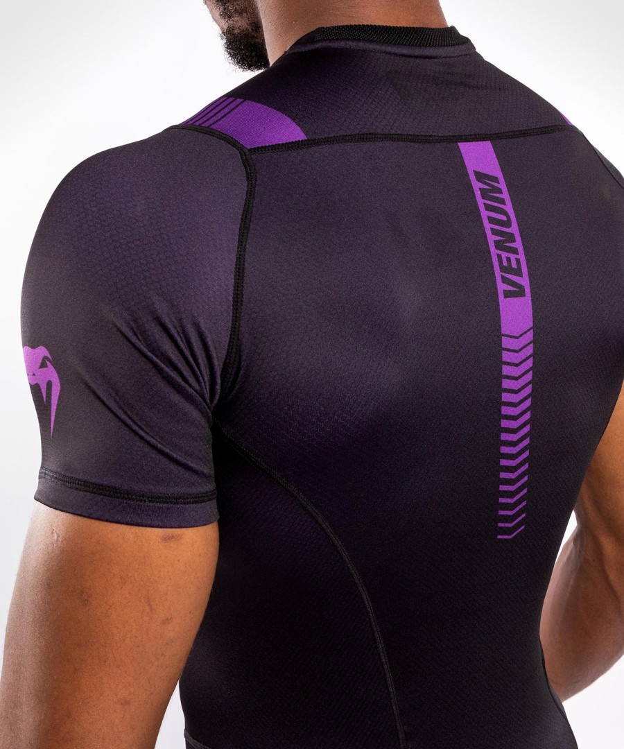 venum nogi 3.0 rashguard - korte mouwen - zwartpaars