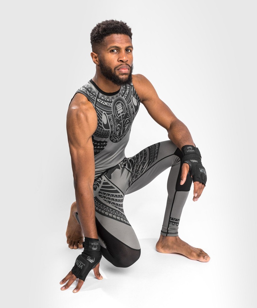 venum nakahi rashguard - mouwloos - grijs