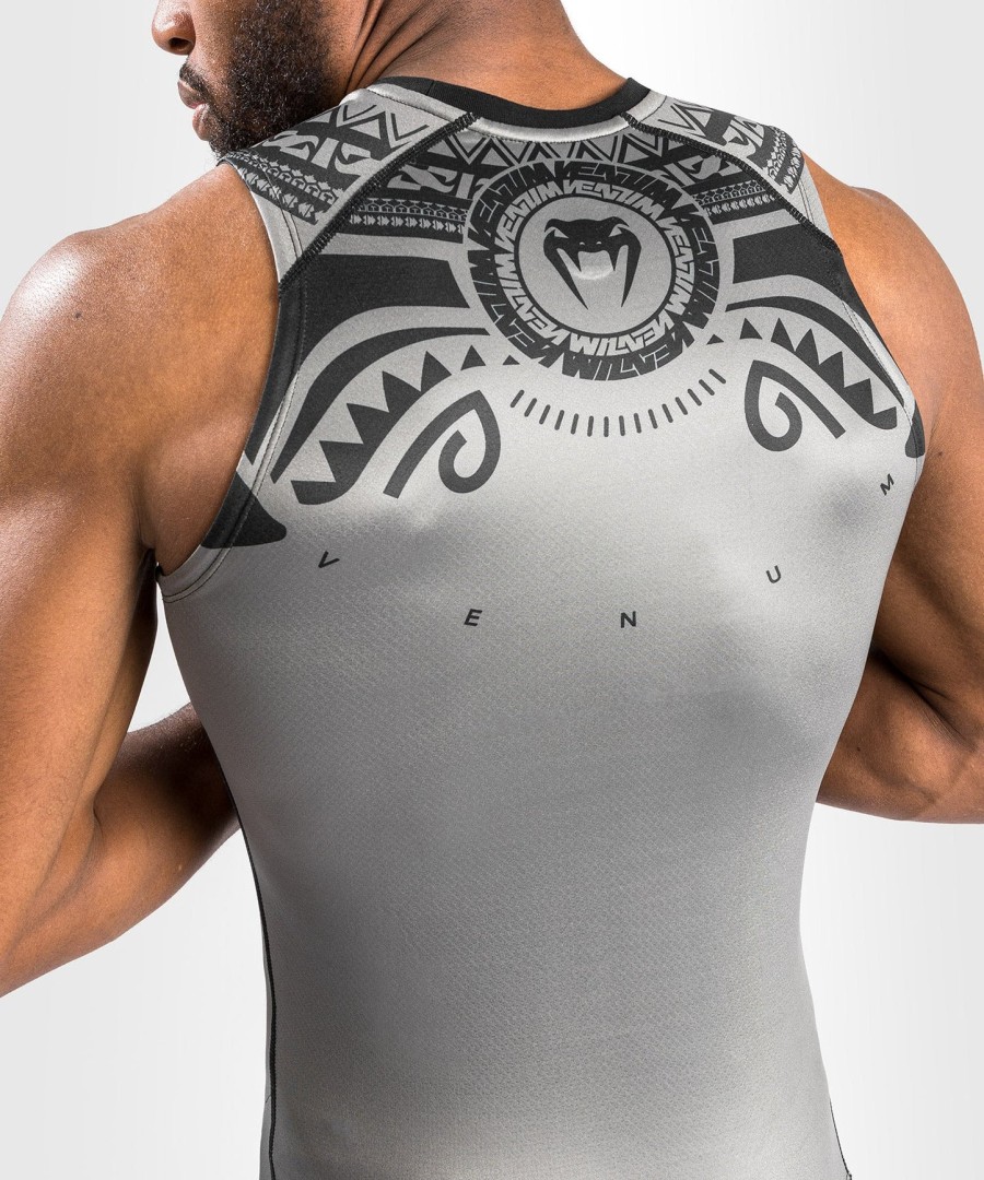 venum nakahi rashguard - mouwloos - grijs