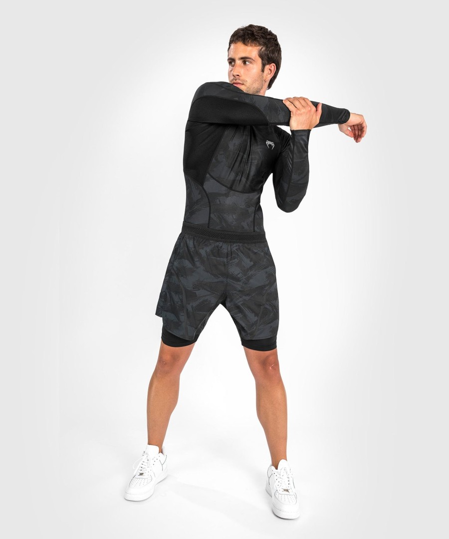 venum electron 3.0 rashguard - lange mouwen - zwart