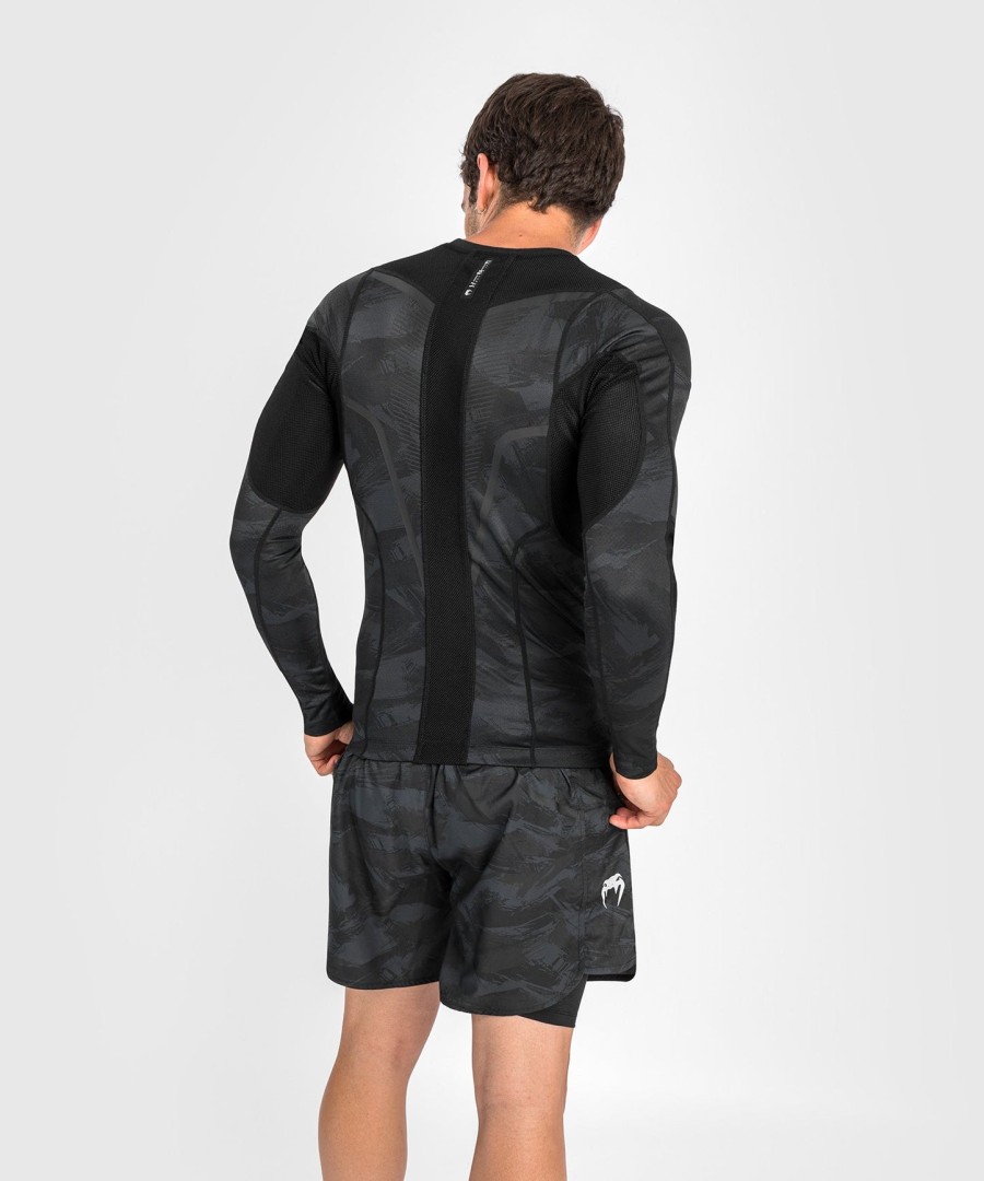 venum electron 3.0 rashguard - lange mouwen - zwart