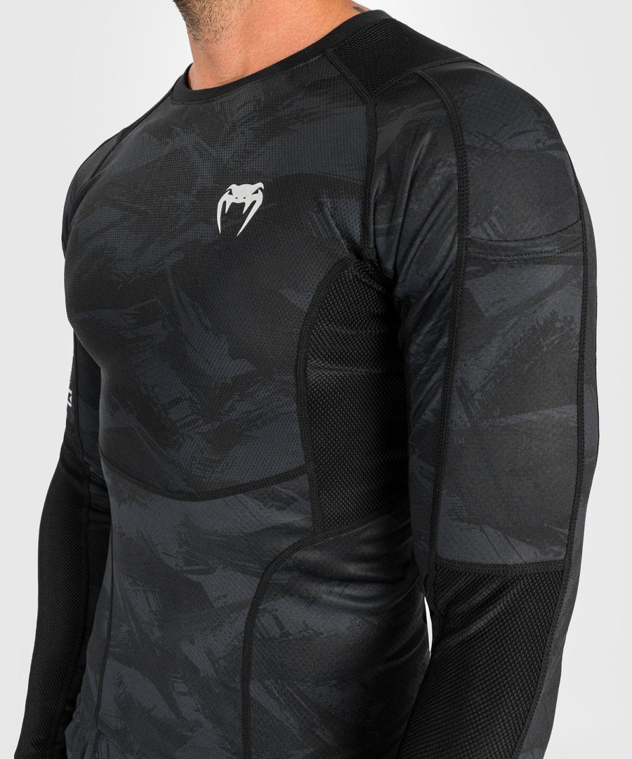 venum electron 3.0 rashguard - lange mouwen - zwart