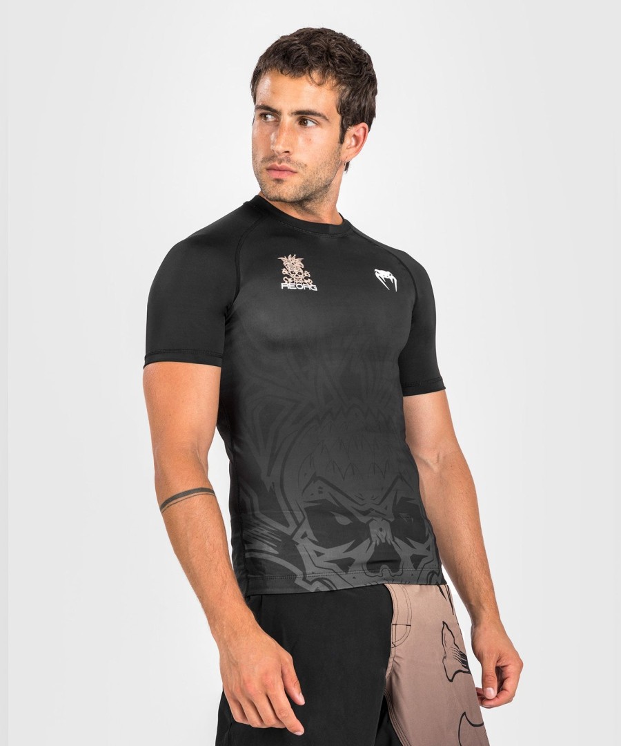 venum reorg rashguard - korte mouwen - zwart