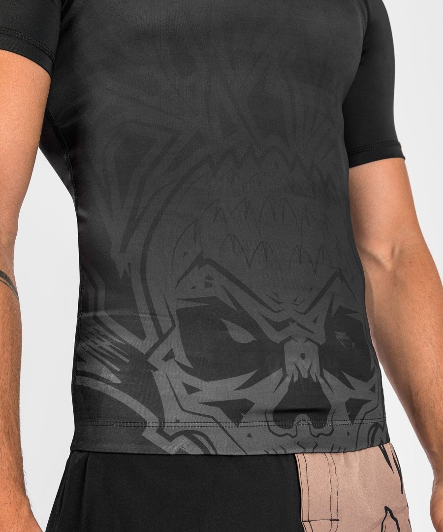 venum reorg rashguard - korte mouwen - zwart