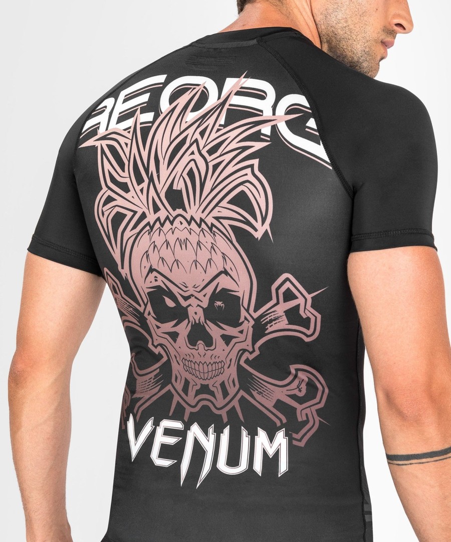 venum reorg rashguard - korte mouwen - zwart