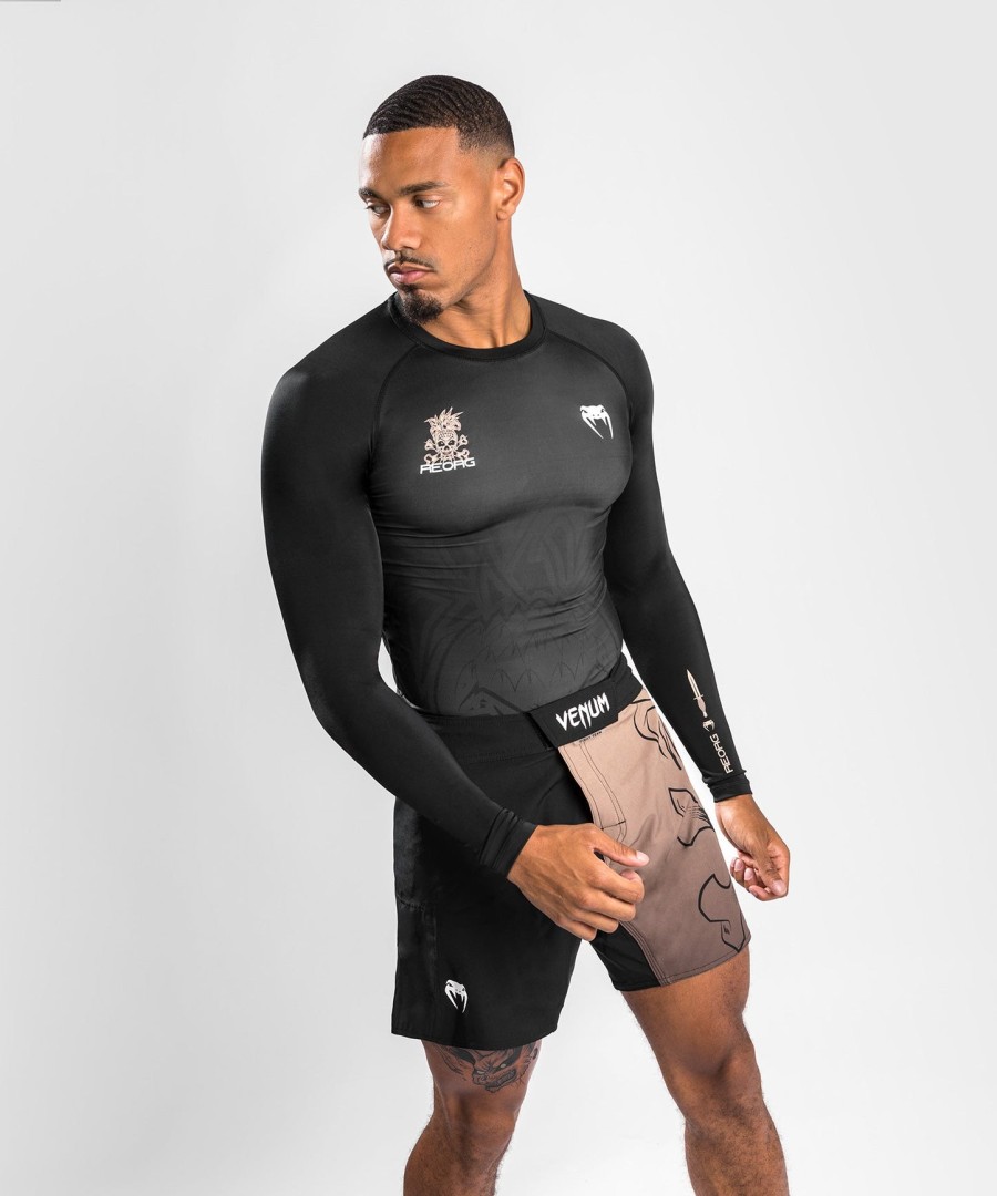 venum reorg rashguard lange mouwen - zwart