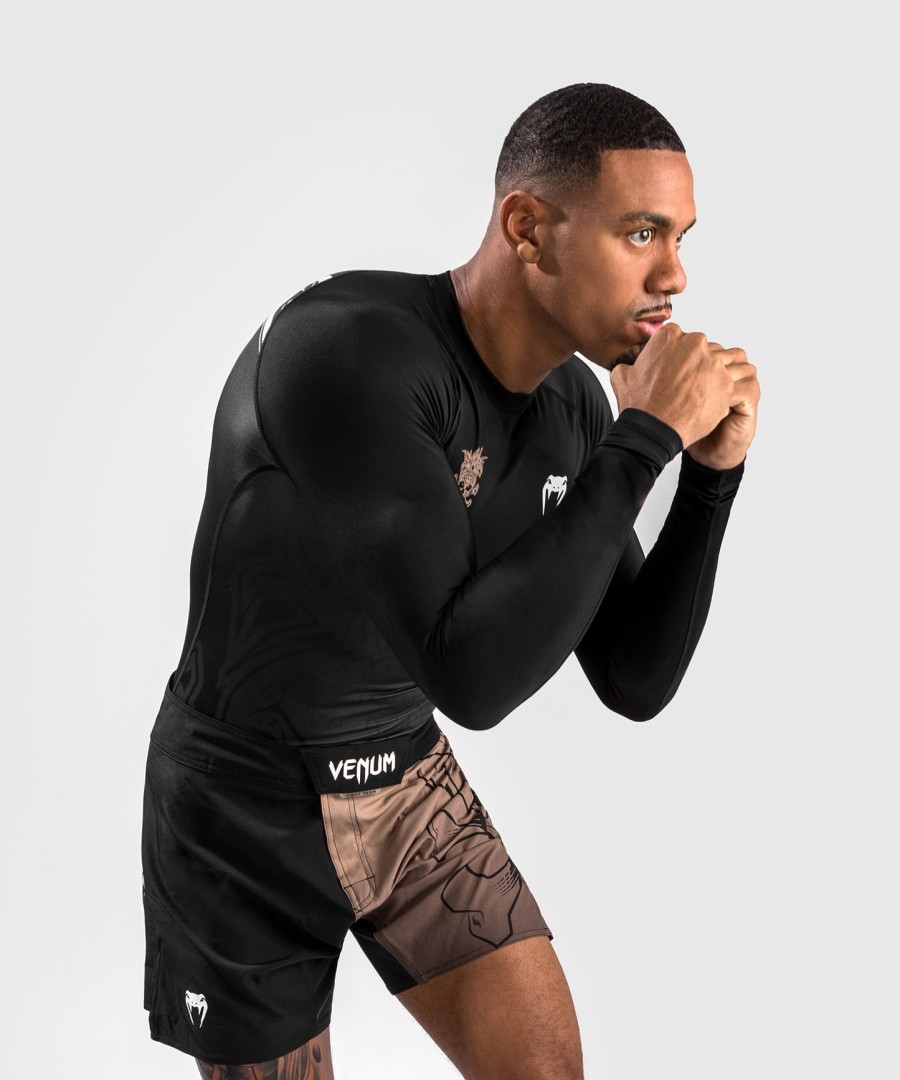 venum reorg rashguard lange mouwen - zwart