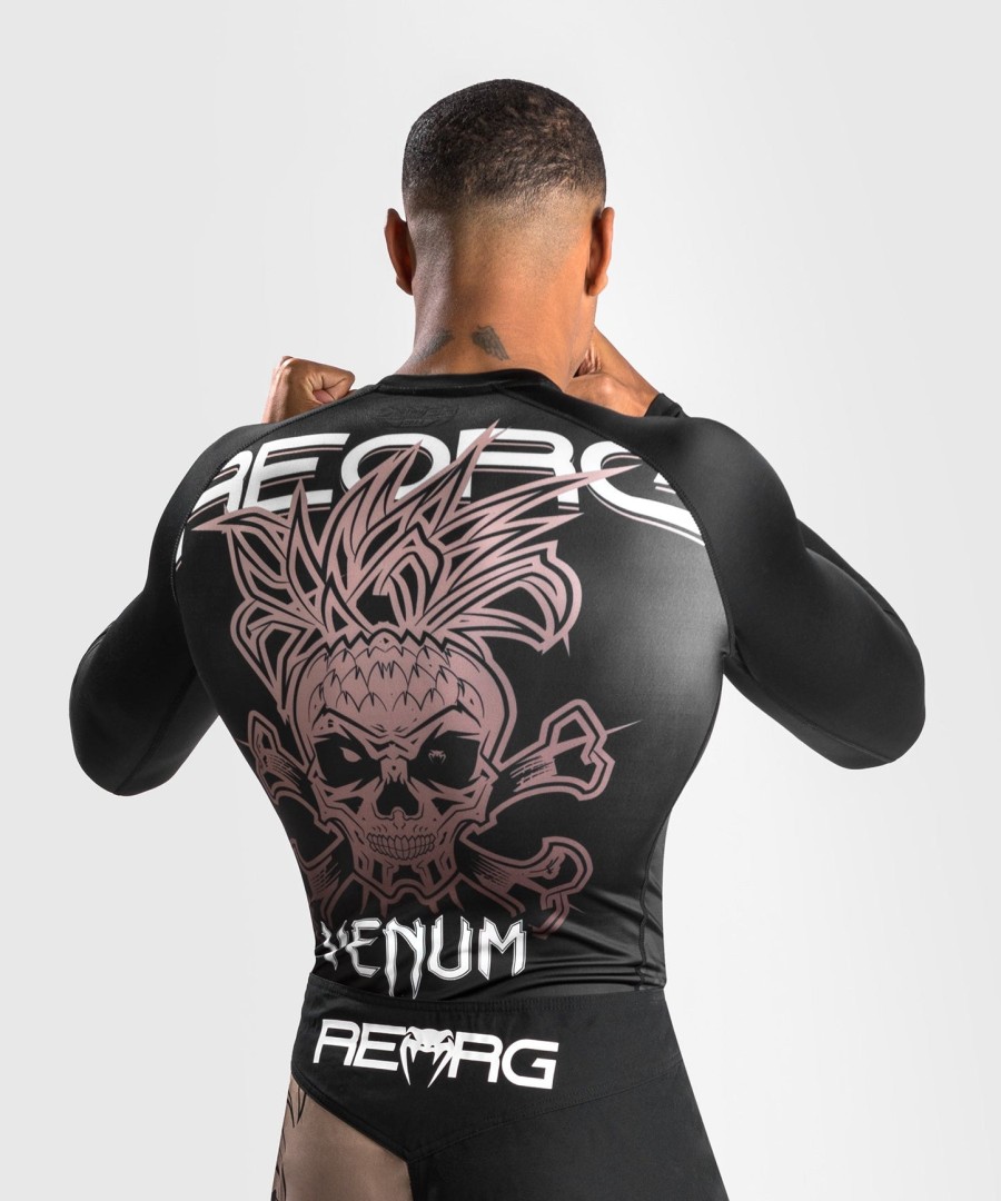 venum reorg rashguard lange mouwen - zwart