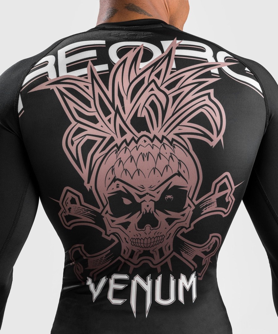 venum reorg rashguard lange mouwen - zwart