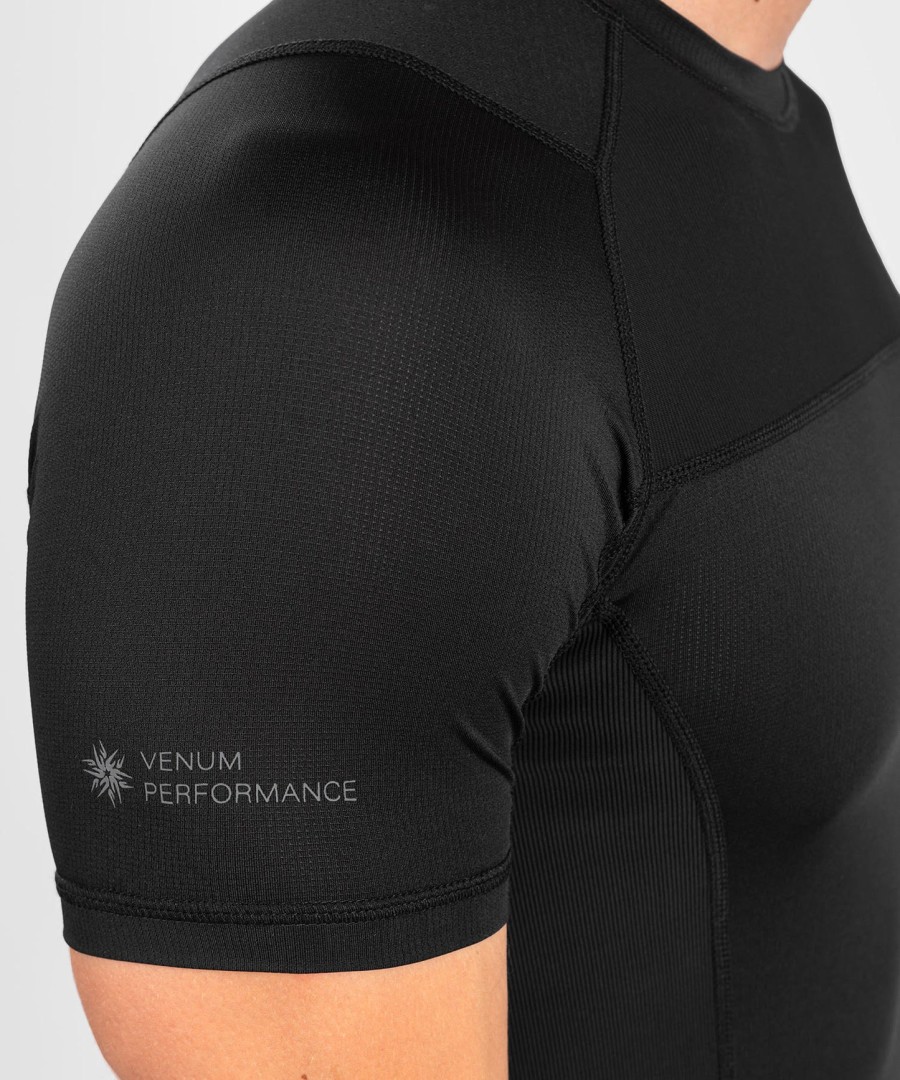venum g-fit air rashguard met korte mouwen - zwart