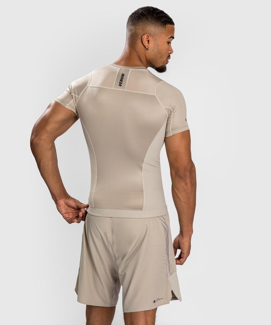 venum g-fit air rashguard met korte mouwen - zand
