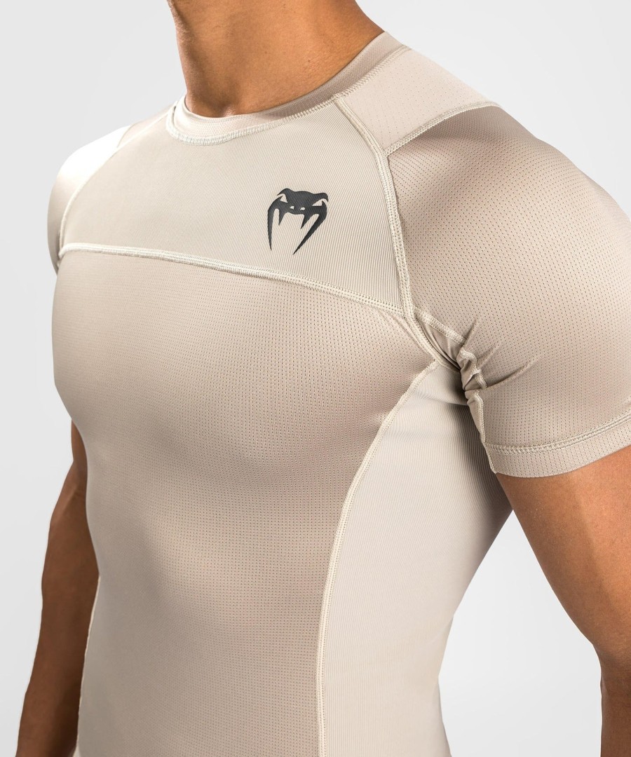 venum g-fit air rashguard met korte mouwen - zand