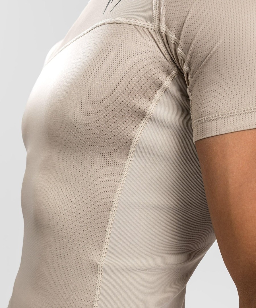 venum g-fit air rashguard met korte mouwen - zand