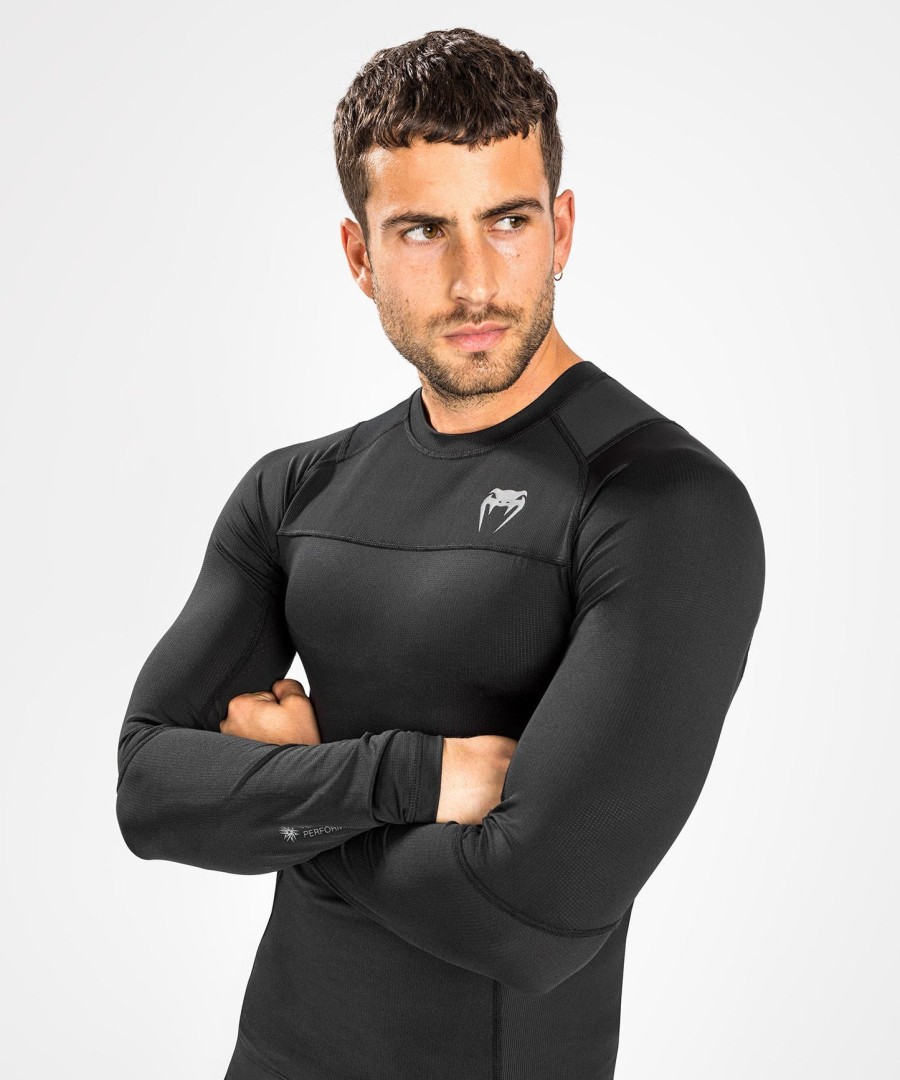 venum g-fit air rashguards met lange mouwen - zwart