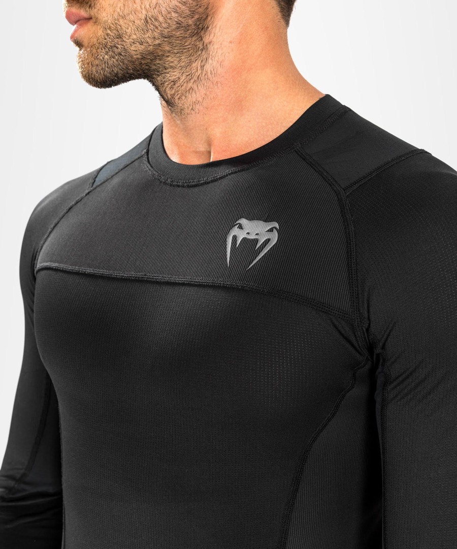 venum g-fit air rashguards met lange mouwen - zwart