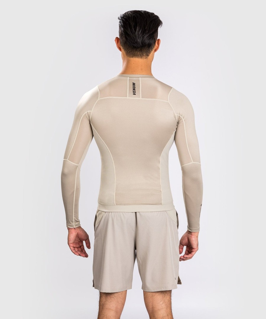 venum g-fit air rashguard met lange mouwen - zand