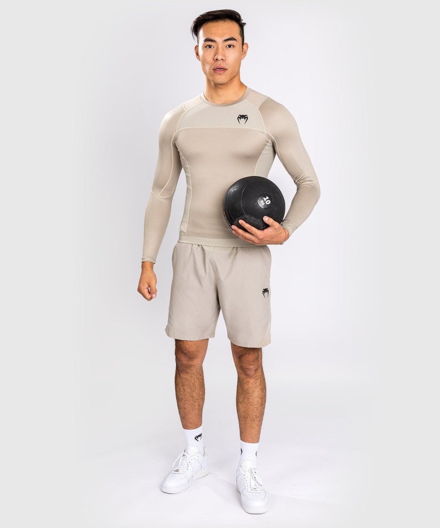 venum g-fit air rashguard met lange mouwen - zand