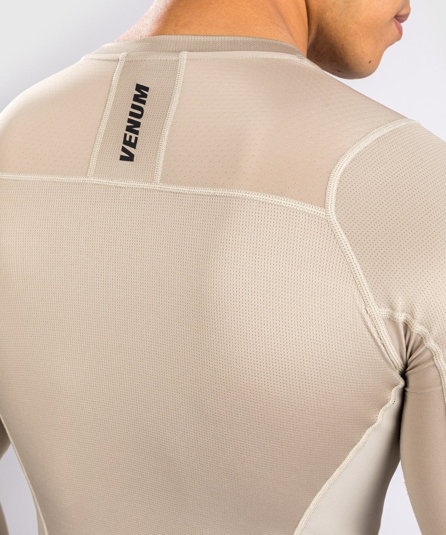 venum g-fit air rashguard met lange mouwen - zand