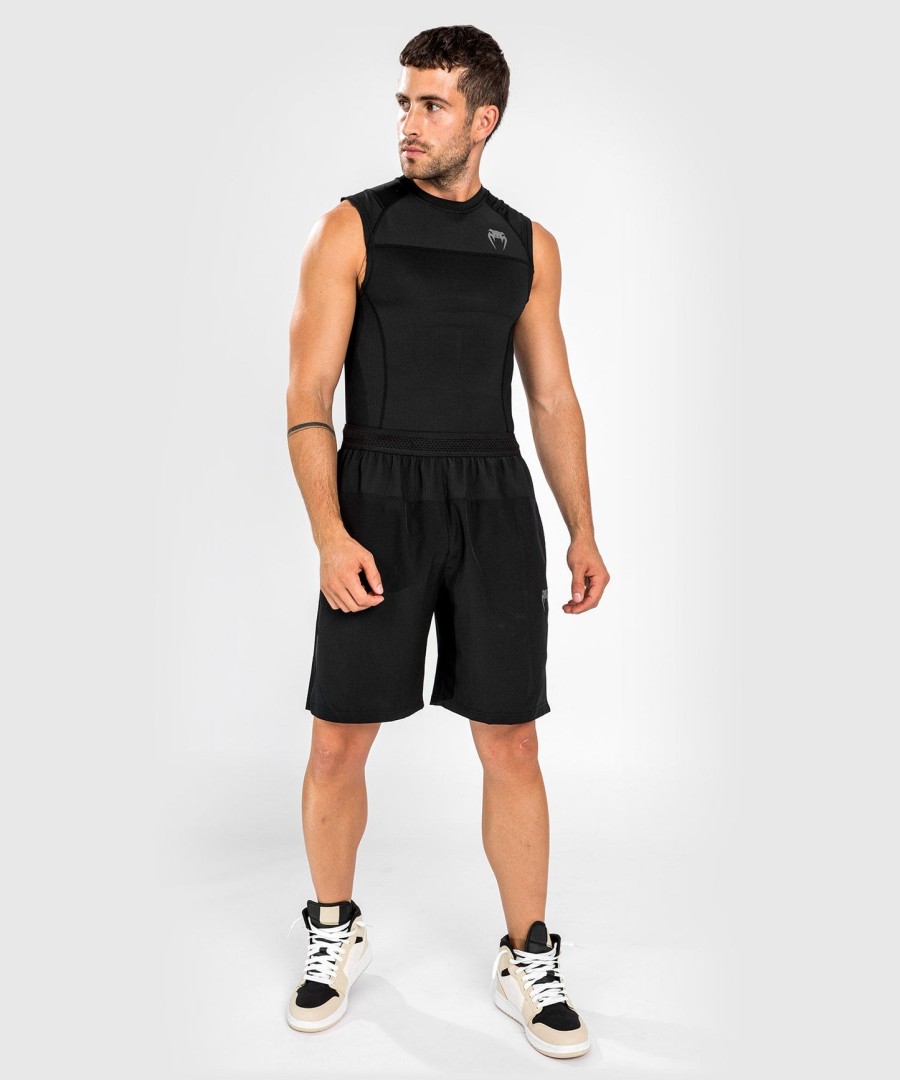 venum g-fit air rashguard zonder mouwen - zwart