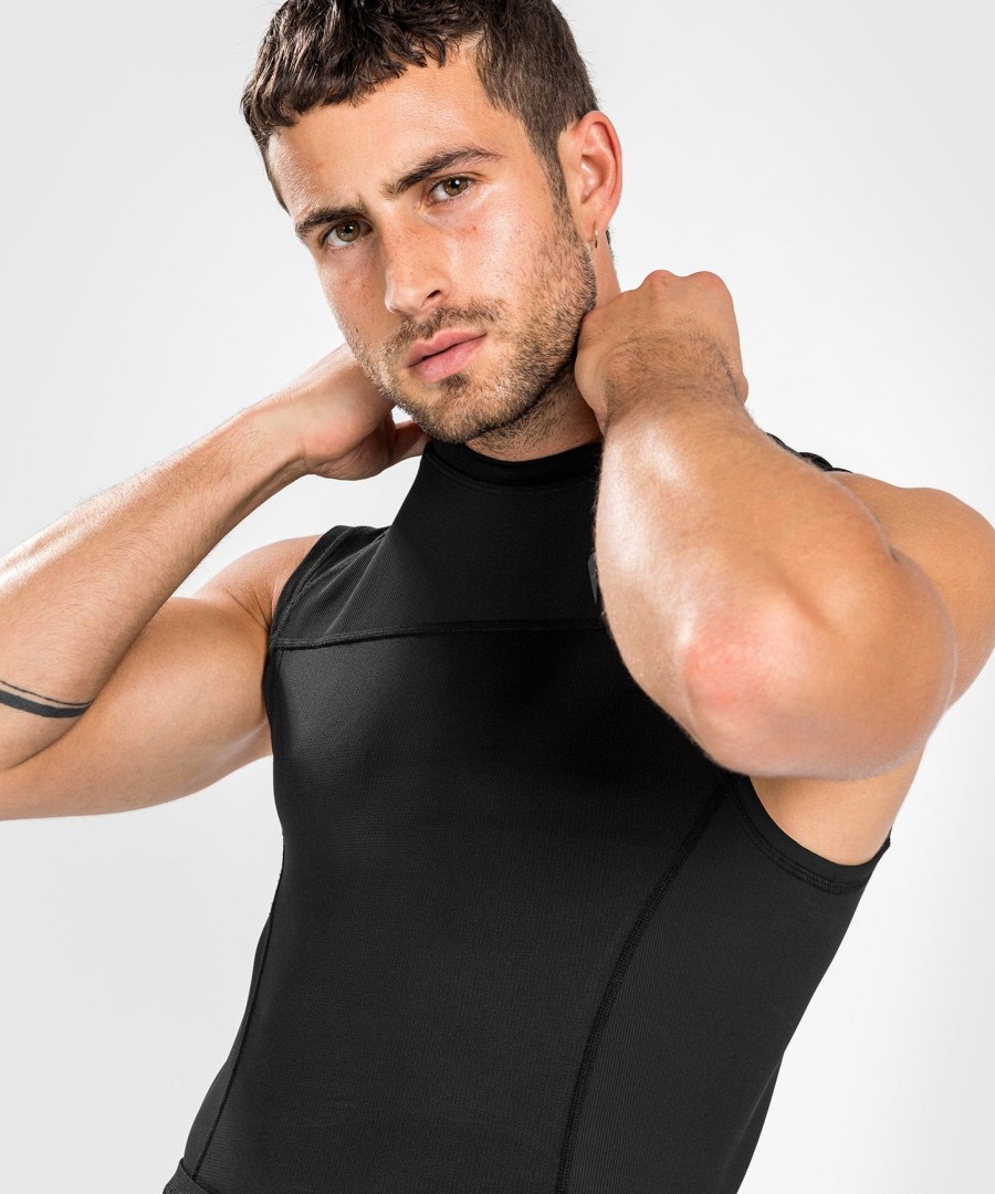 venum g-fit air rashguard zonder mouwen - zwart