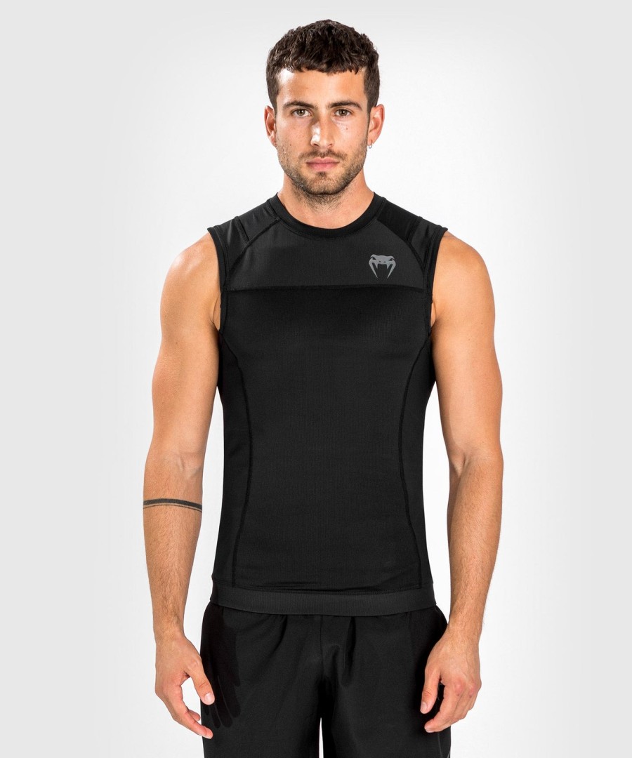 venum g-fit air rashguard zonder mouwen - zwart