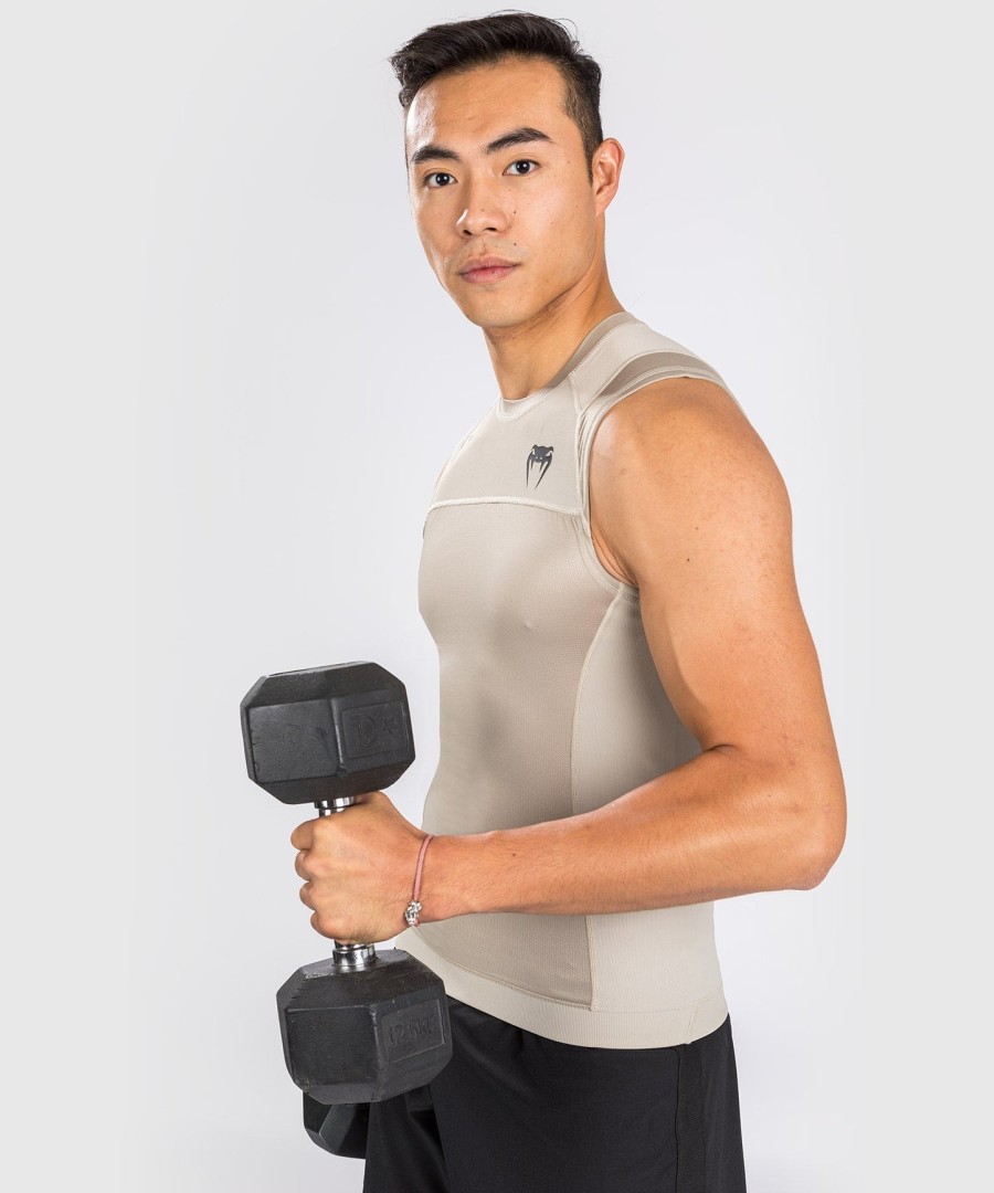 venum g-fit air rashguard zonder mouwen - zand