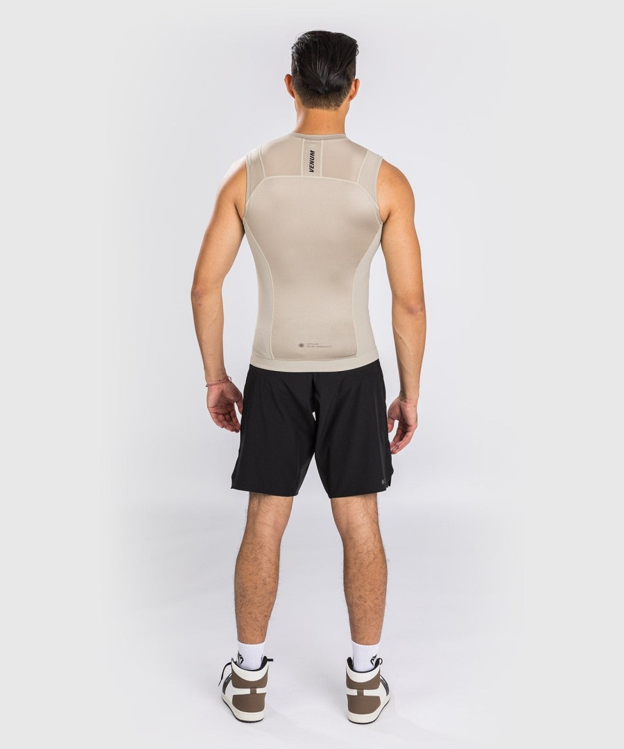 venum g-fit air rashguard zonder mouwen - zand