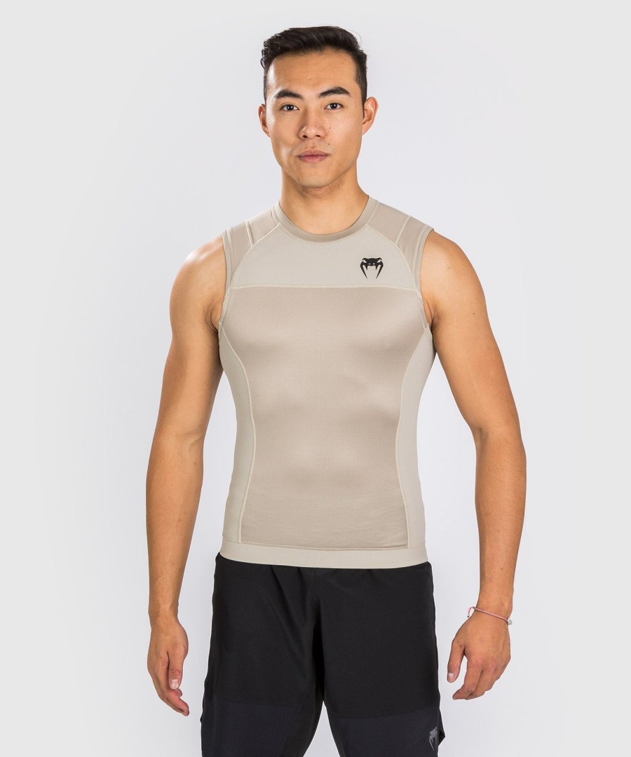 venum g-fit air rashguard zonder mouwen - zand