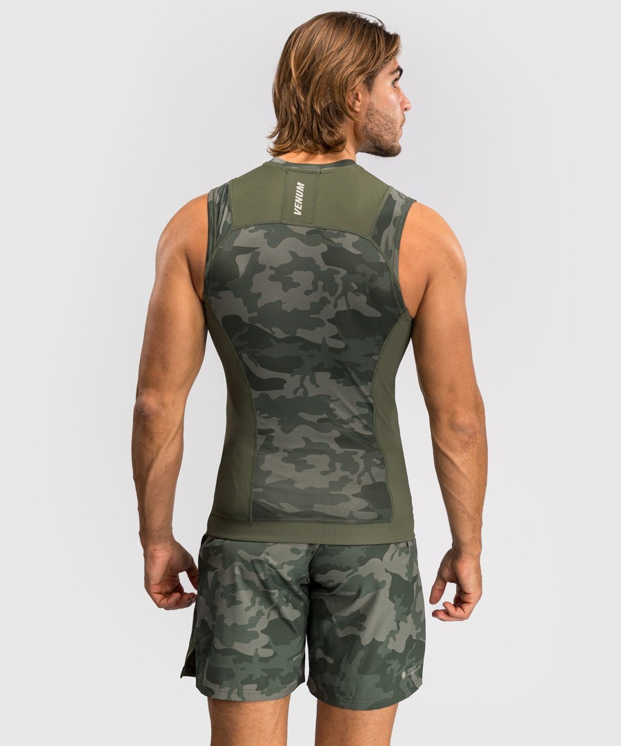venum g-fit air mouwloos rashguard voor heren - legercamouflage