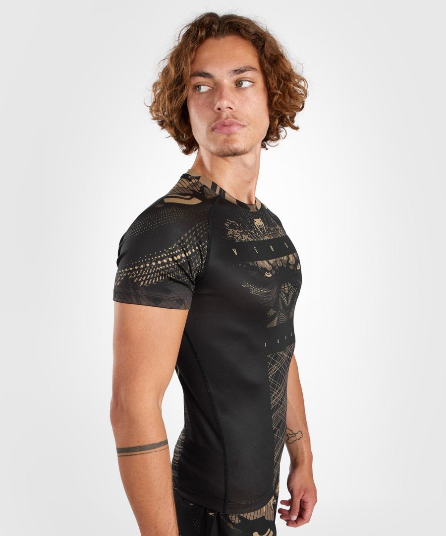 venum gorilla jungle rashguard met korte mouwen - zwartzand