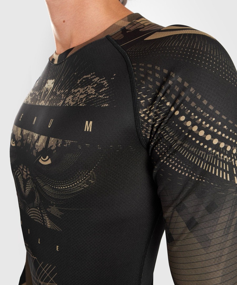 venum gorilla jungle rashguard met lange mouwen - zwartzand