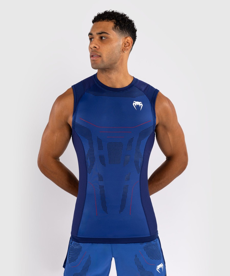 venum technical 3.0 mouwloos rashguard - nachtblauw