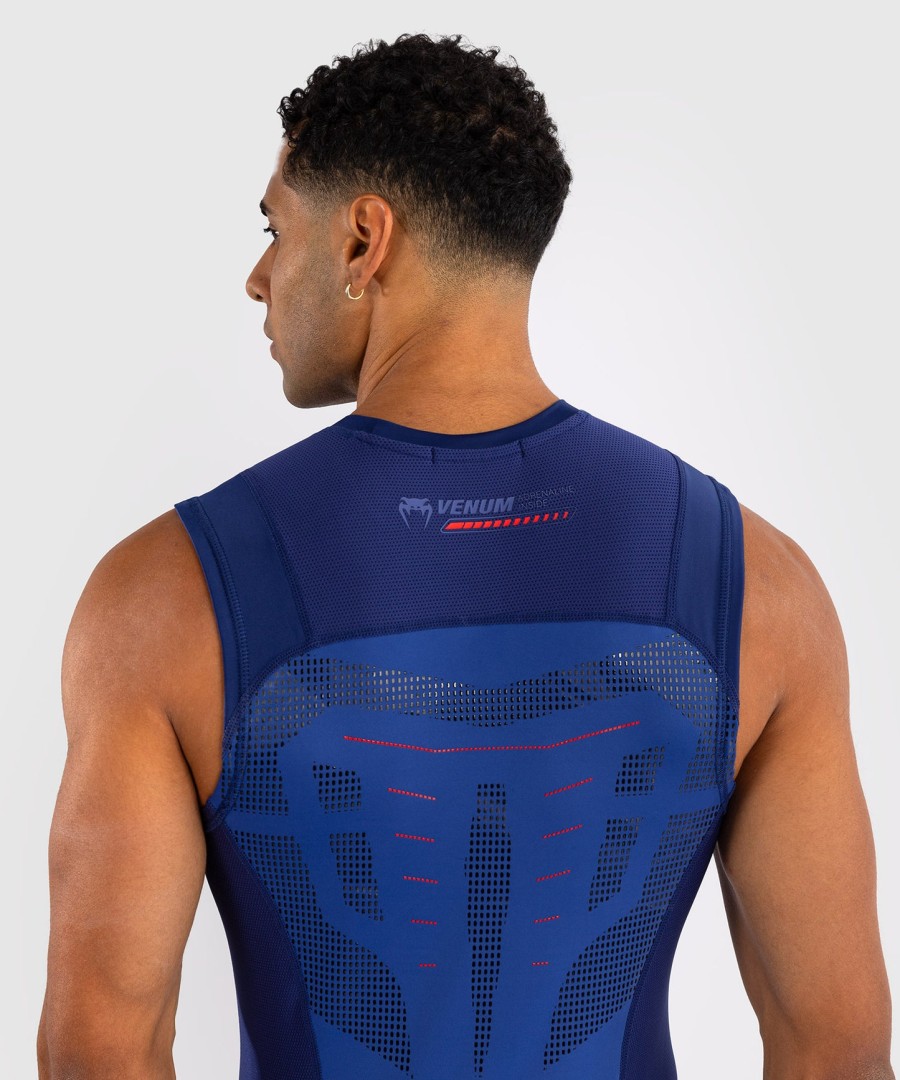 venum technical 3.0 mouwloos rashguard - nachtblauw