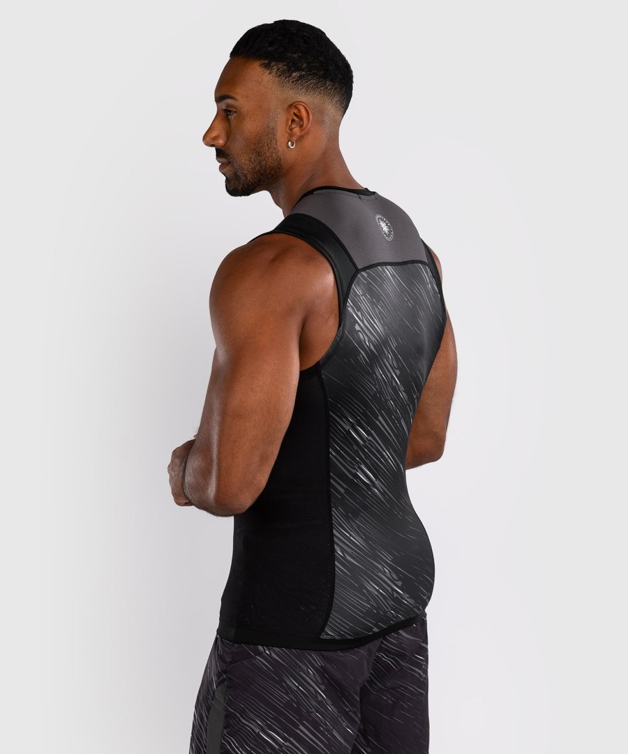 venum rapid mouwloos rashguard - zwartstormgrijs