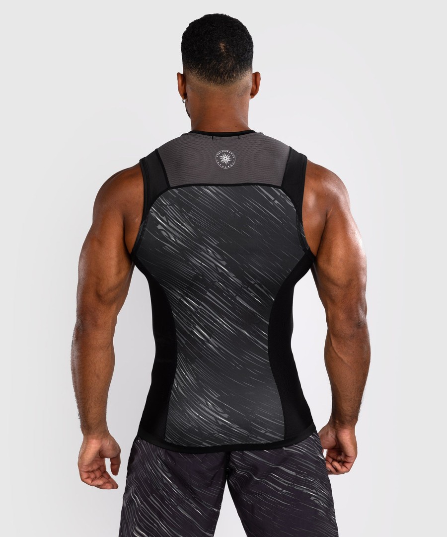 venum rapid mouwloos rashguard - zwartstormgrijs