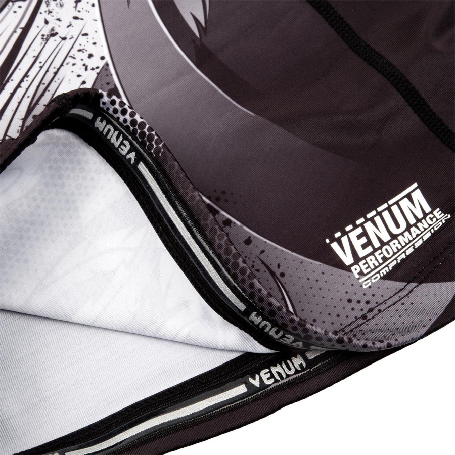 venum phoenix rashguard - lange mouwen - zwartwit - voor dames