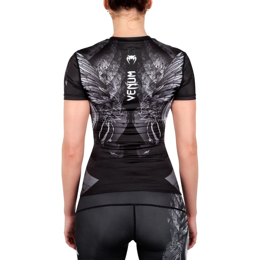 venum phoenix rashguard - korte mouwen - zwartwit - voor dames