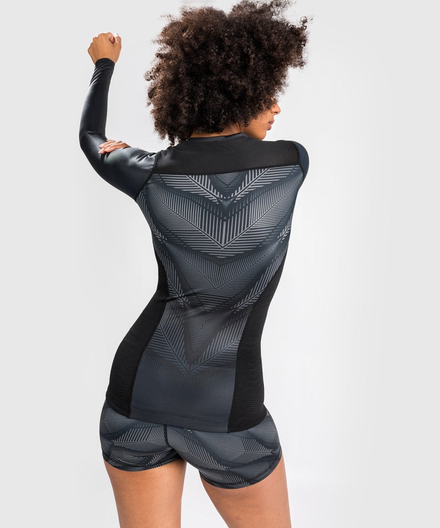 venum phantom rashguard met lange mouwen - voor dames - zwartrood