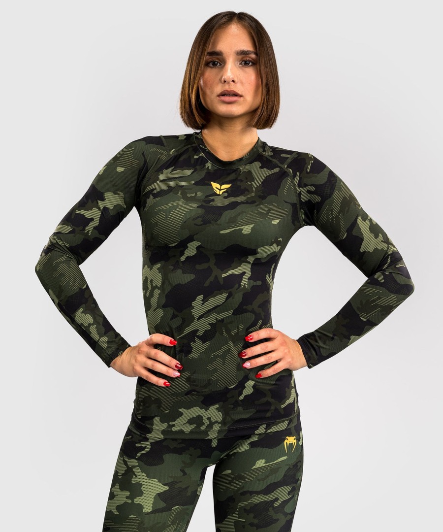 venum x sophia rose rashguard met lange mouwen voor dames - boscamouflage