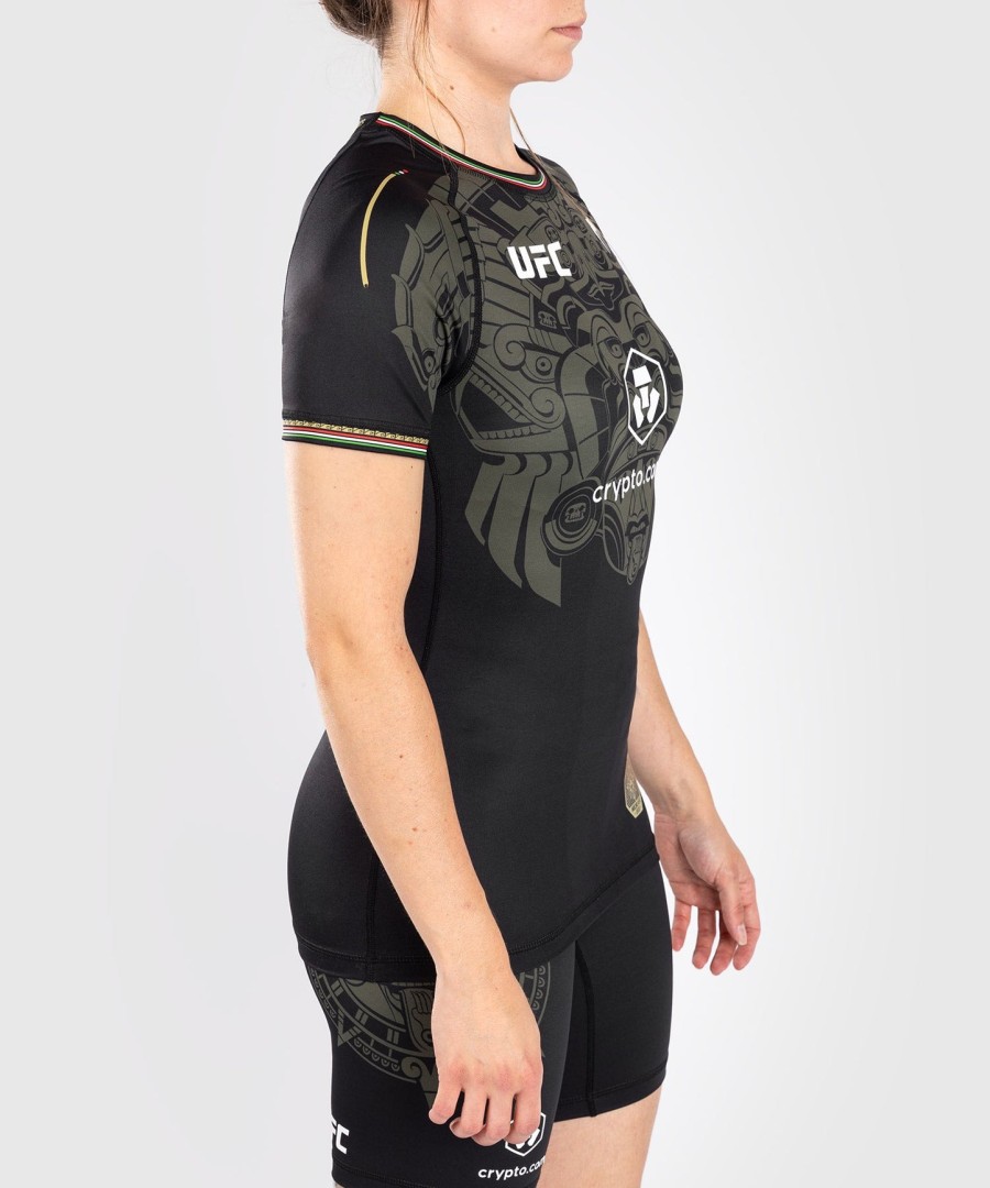 noche ufc by venum authentic fight night women performance rashguard met korte mouwen - zwart