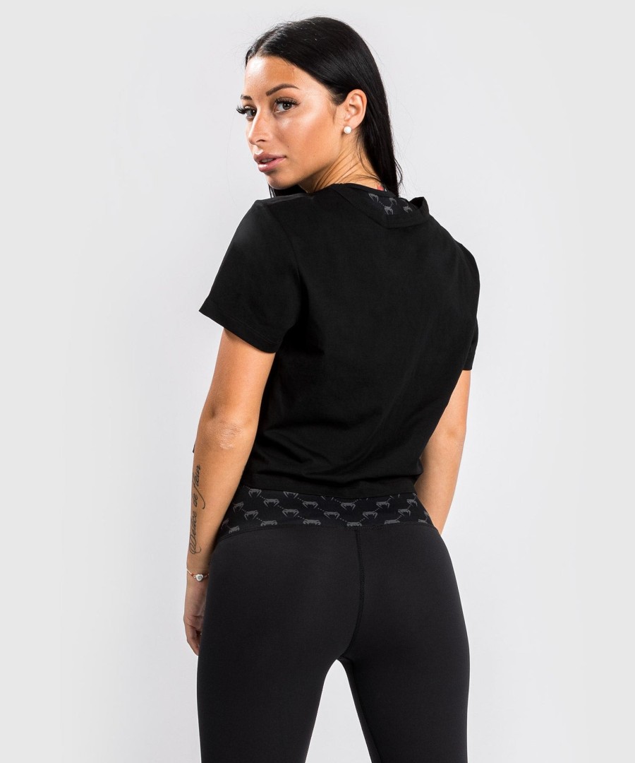 venum roze t-shirt met zakje - voor dames - zwartroze goud