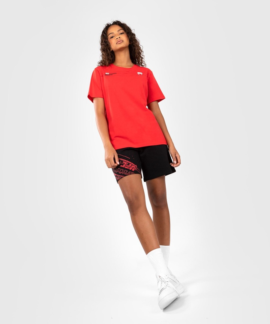 ufc venum performance institute 2.0 dames t-shirt - rood