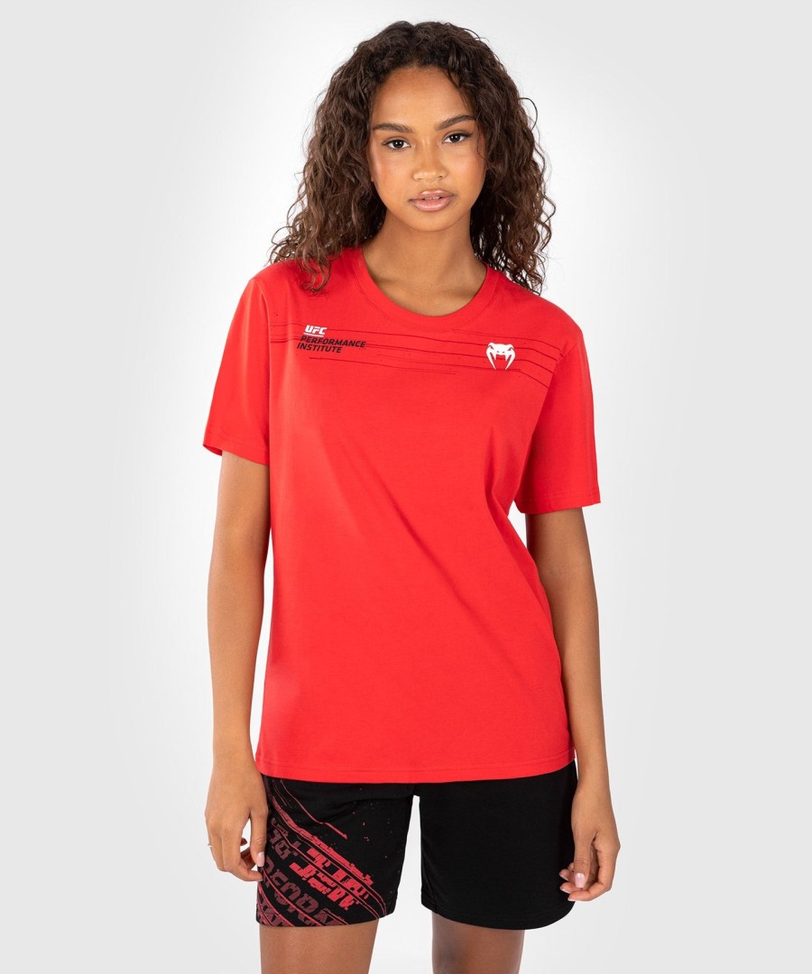 ufc venum performance institute 2.0 dames t-shirt - rood